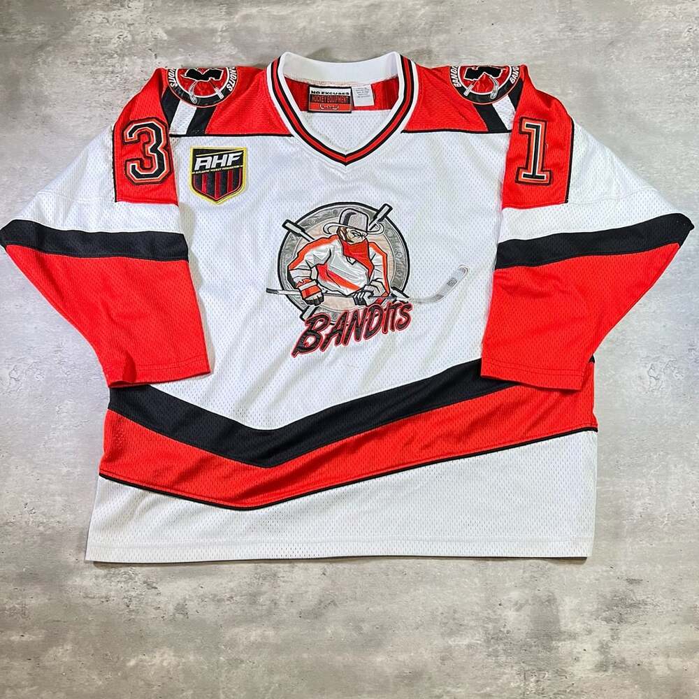 NEW JERSEY BANDITS AHL Hockey Jersey Youth XL #31 McClorey